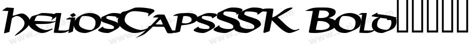HeliosCapsSSK Bold字体转换